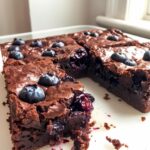 fresh blueberry brownies recipe