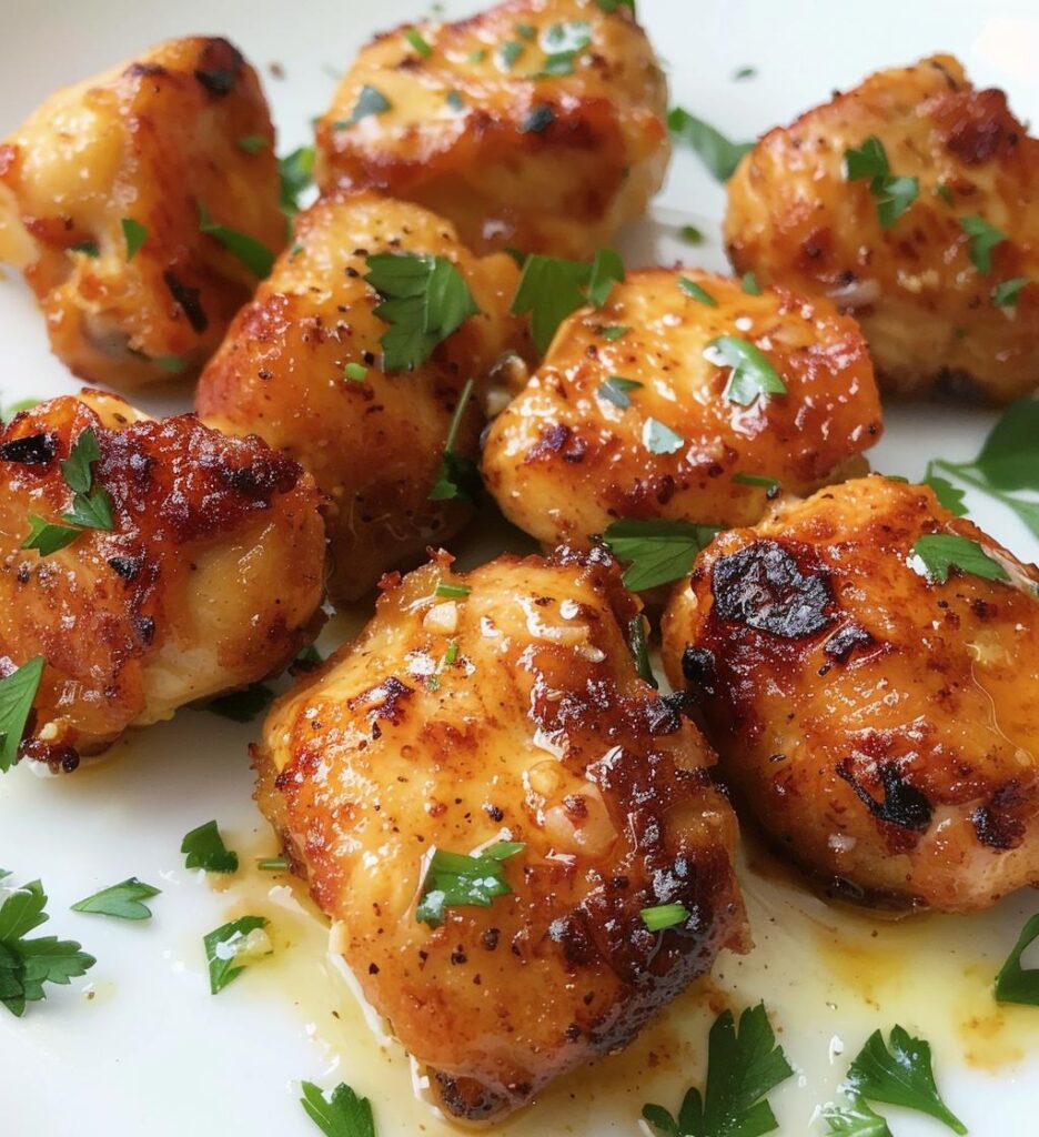 garlic butter chicken bites