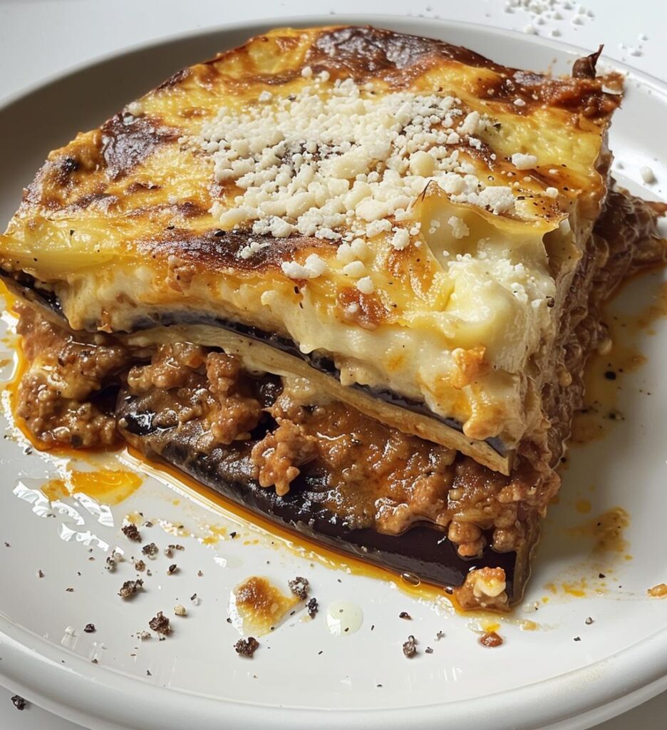 greek moussaka dish