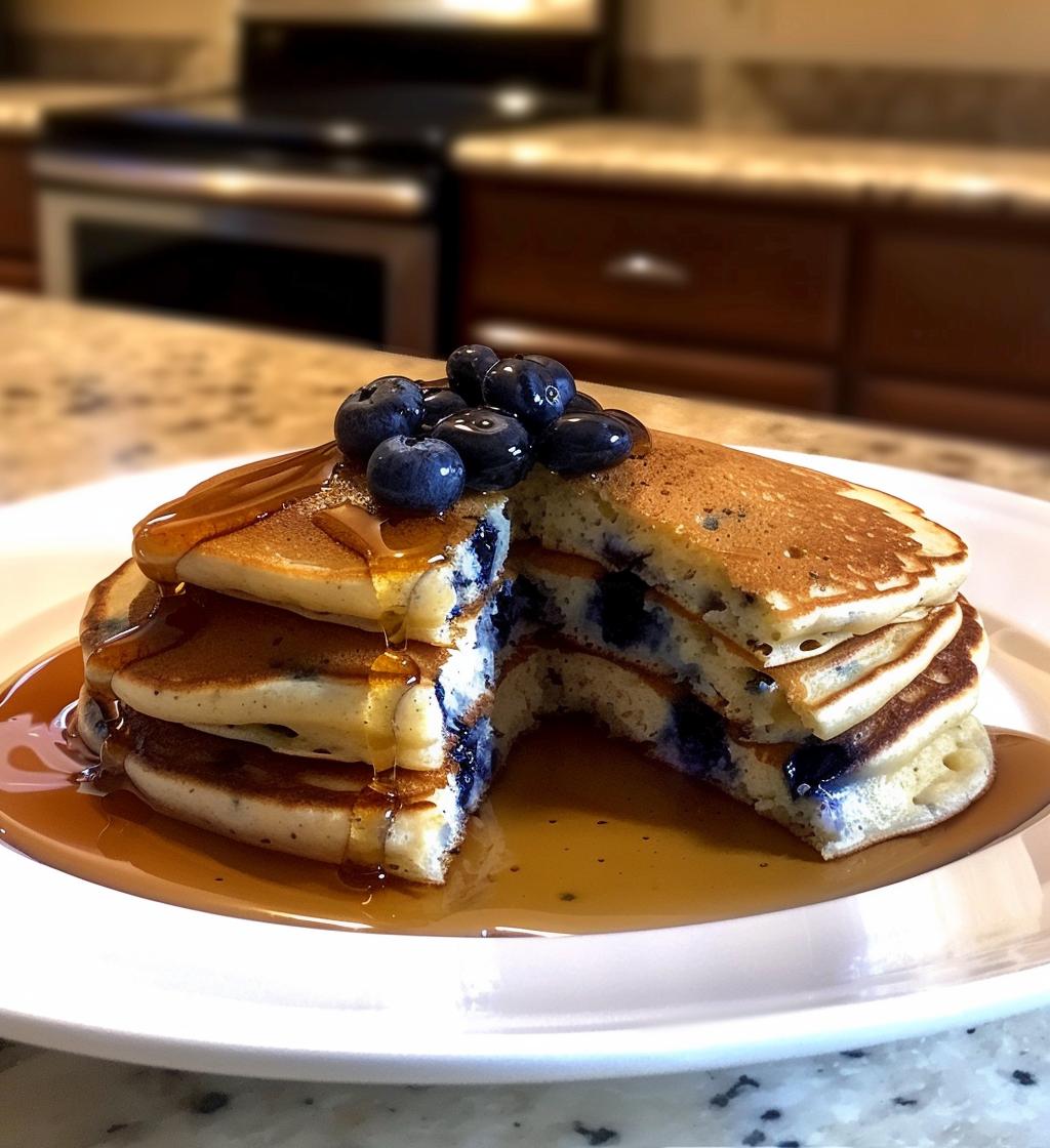 greek yogurt blueberry pancakes