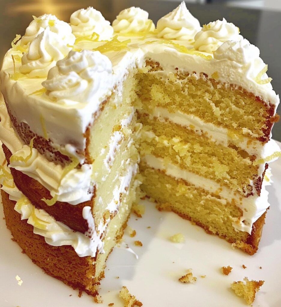 italian lemon cream cake