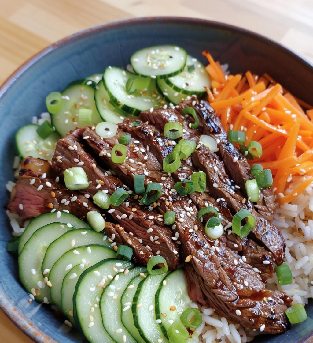 korean bbq steak bowls