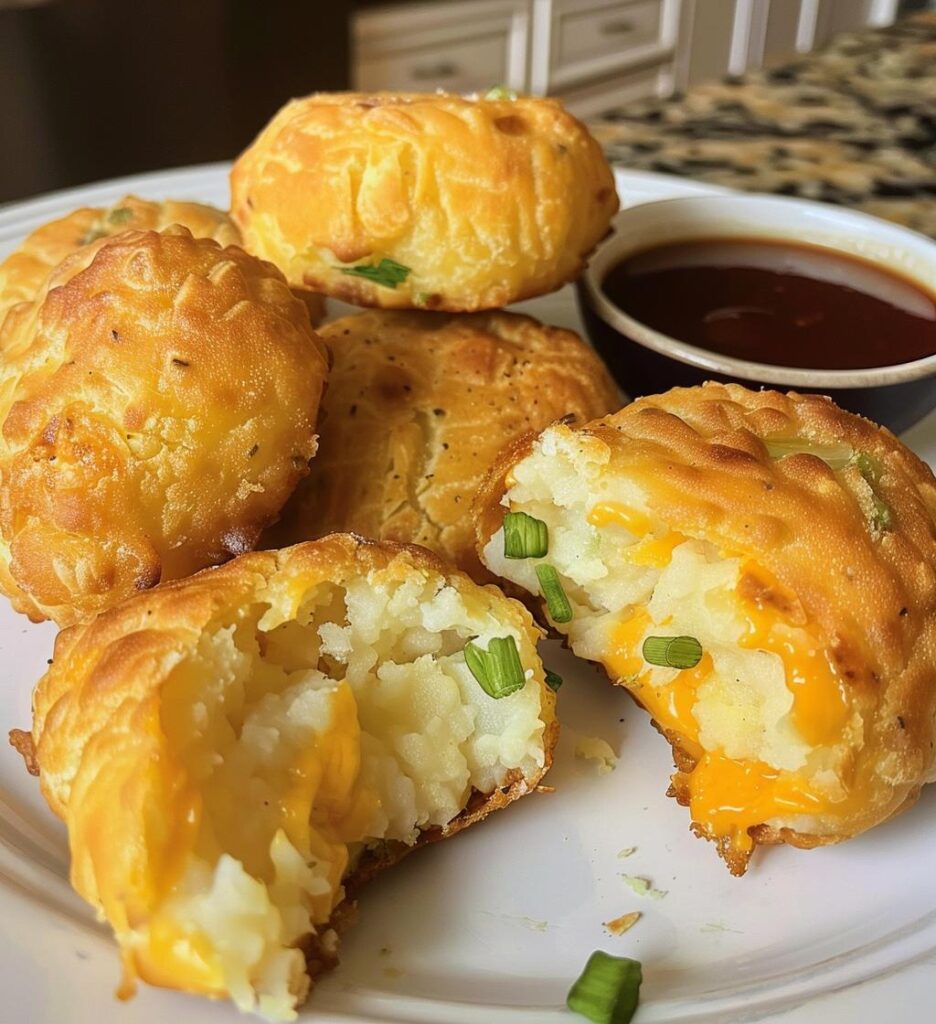 mashed potato cheese puffs
