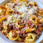 meat lovers tortellini dish