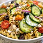 mediterranean chicken pasta salad