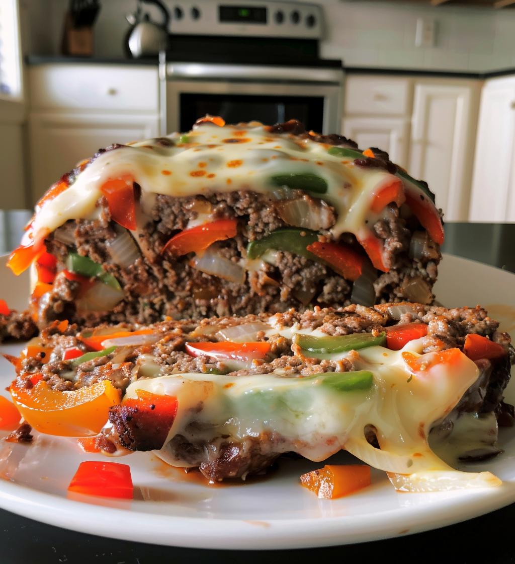 philly cheesesteak meatloaf