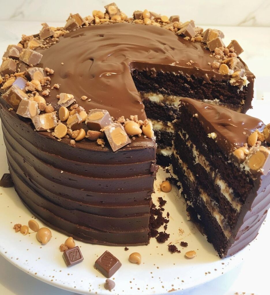 reeses earthquake cake