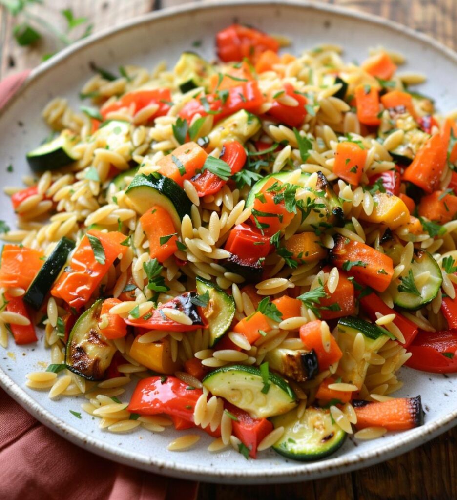 roasted vegetable orzo
