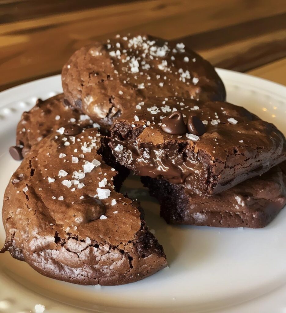 salted brownie cookies