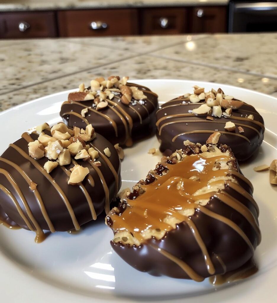 salted caramel cracker bites