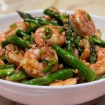 shrimp asparagus stir fry