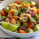 shrimp avocado bowls