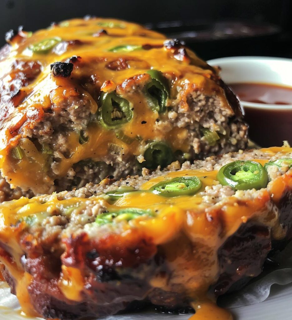 smoky jalapeno popper meatloaf