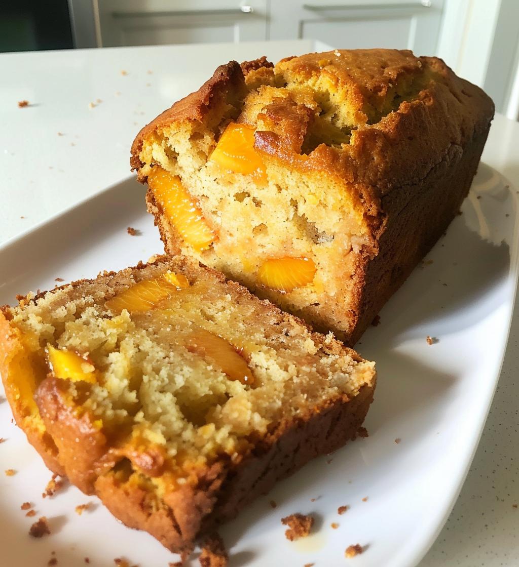 southern peach bread