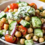 tzatziki chickpea salad