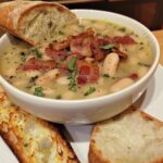 white bean soup with bacon