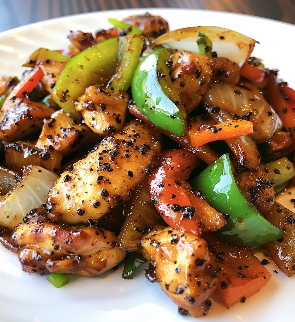 Black Pepper Chicken