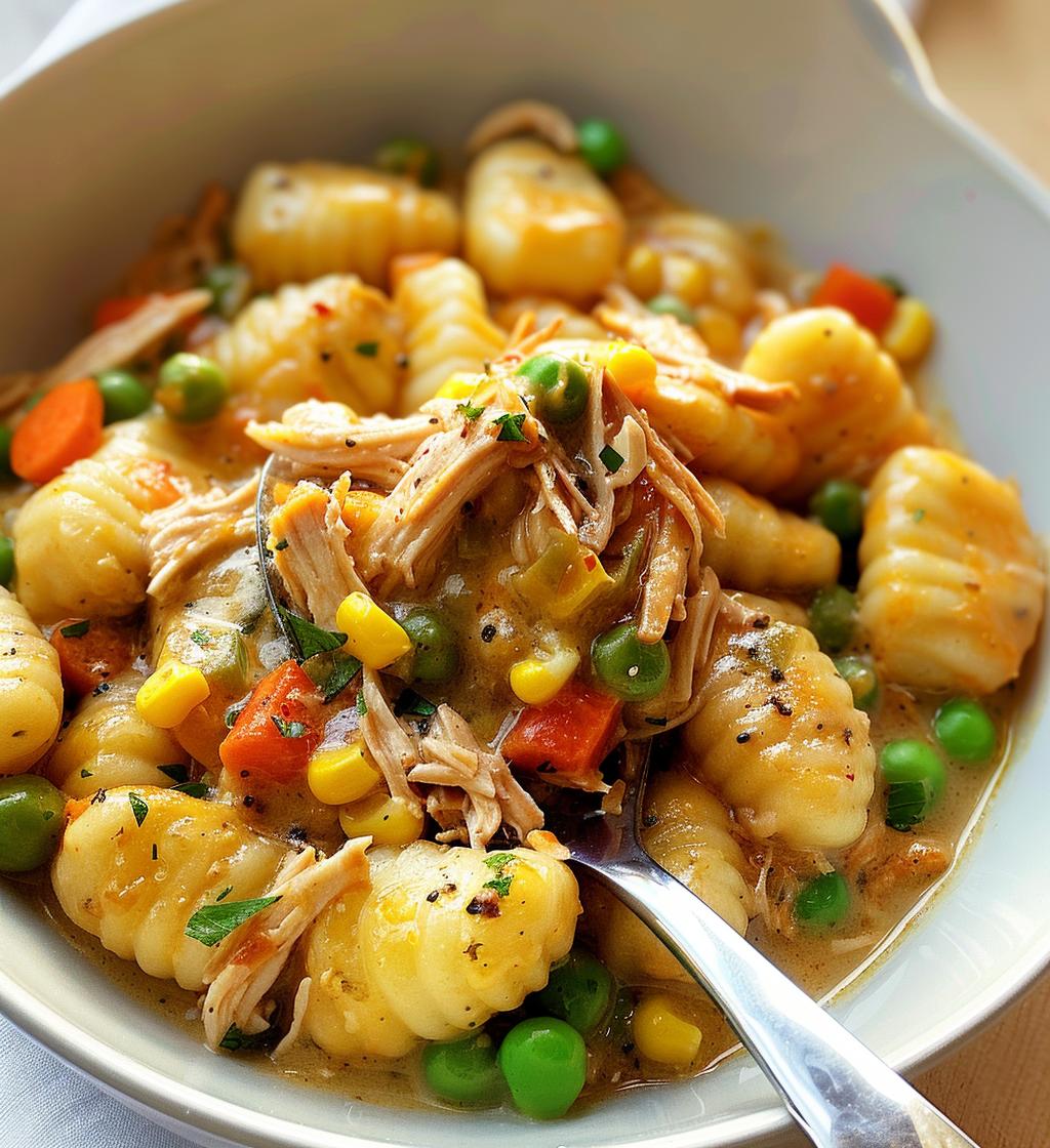 Chicken Pot Pie Gnocchi
