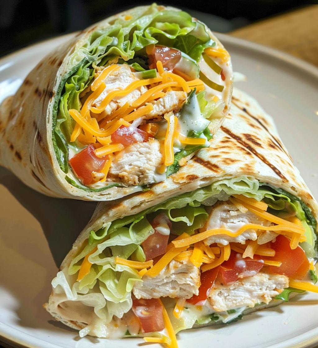 Chicken Ranch Wrap