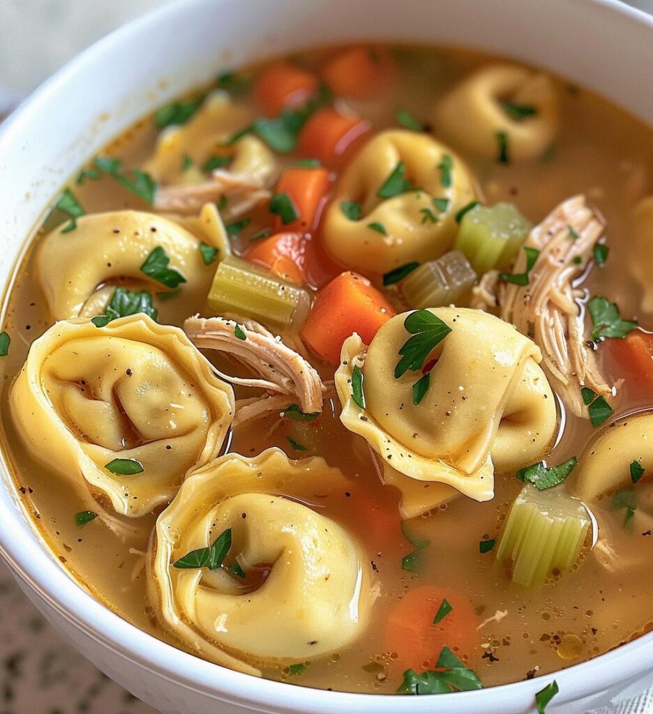 Chicken Tortellini Soup