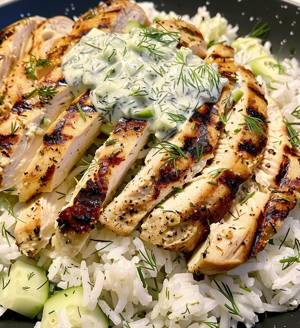 Chicken Tzatziki Rice
