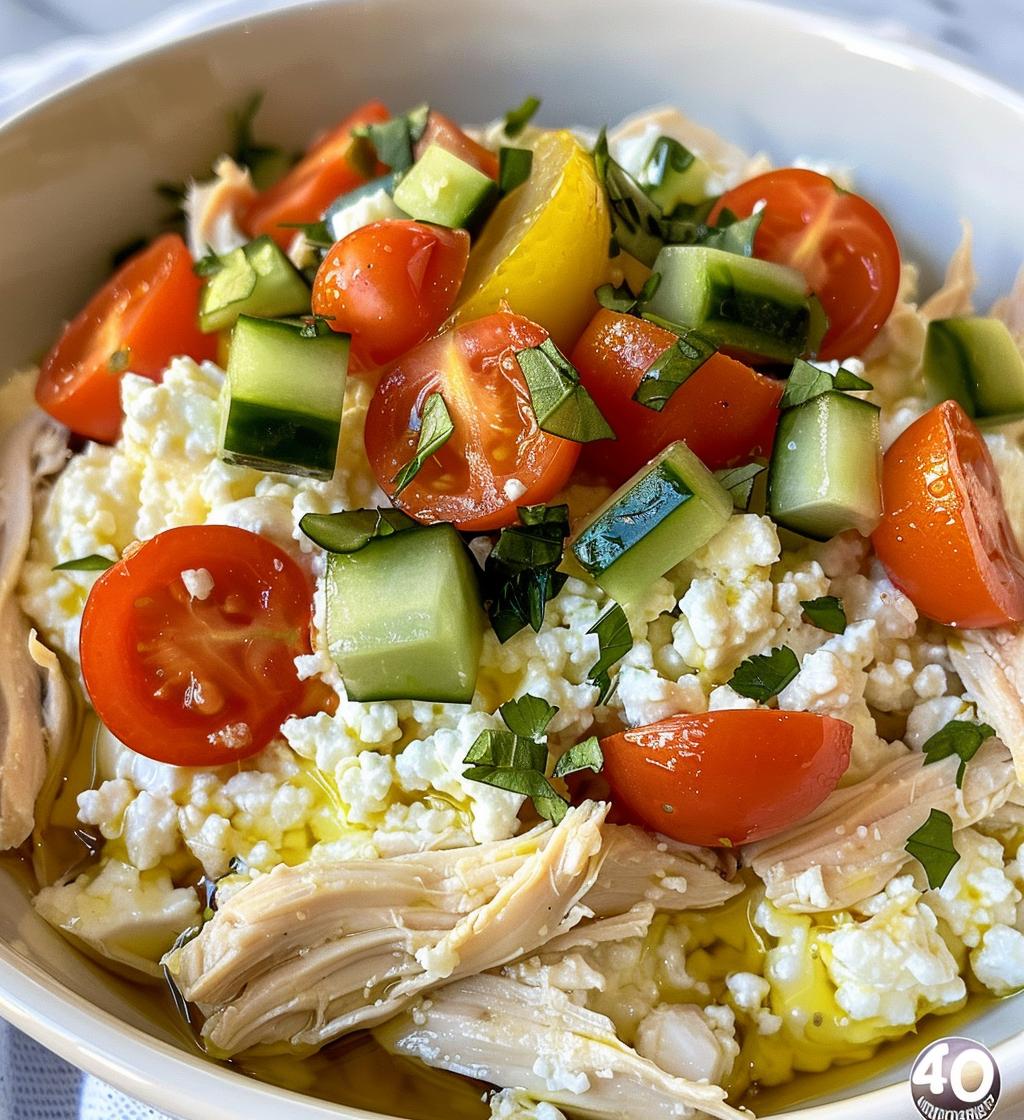Cottage Cheese Chicken Bowl