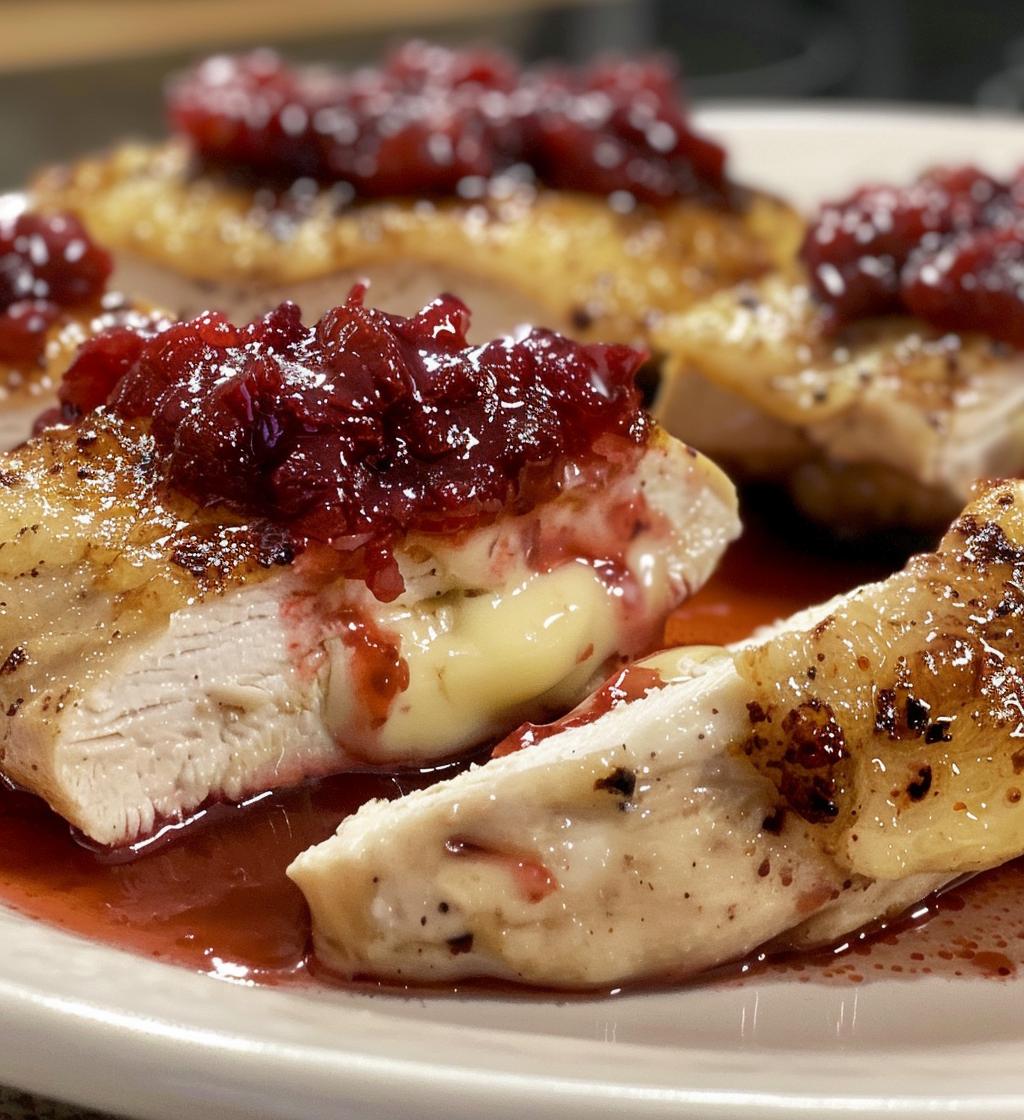 Cranberry Brie Chicken