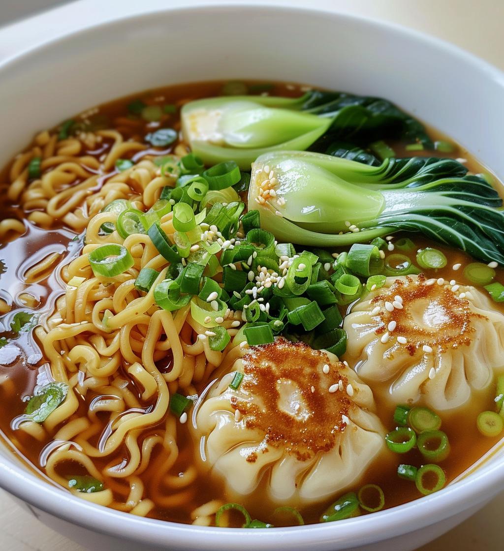 Dumpling Ramen Bowl