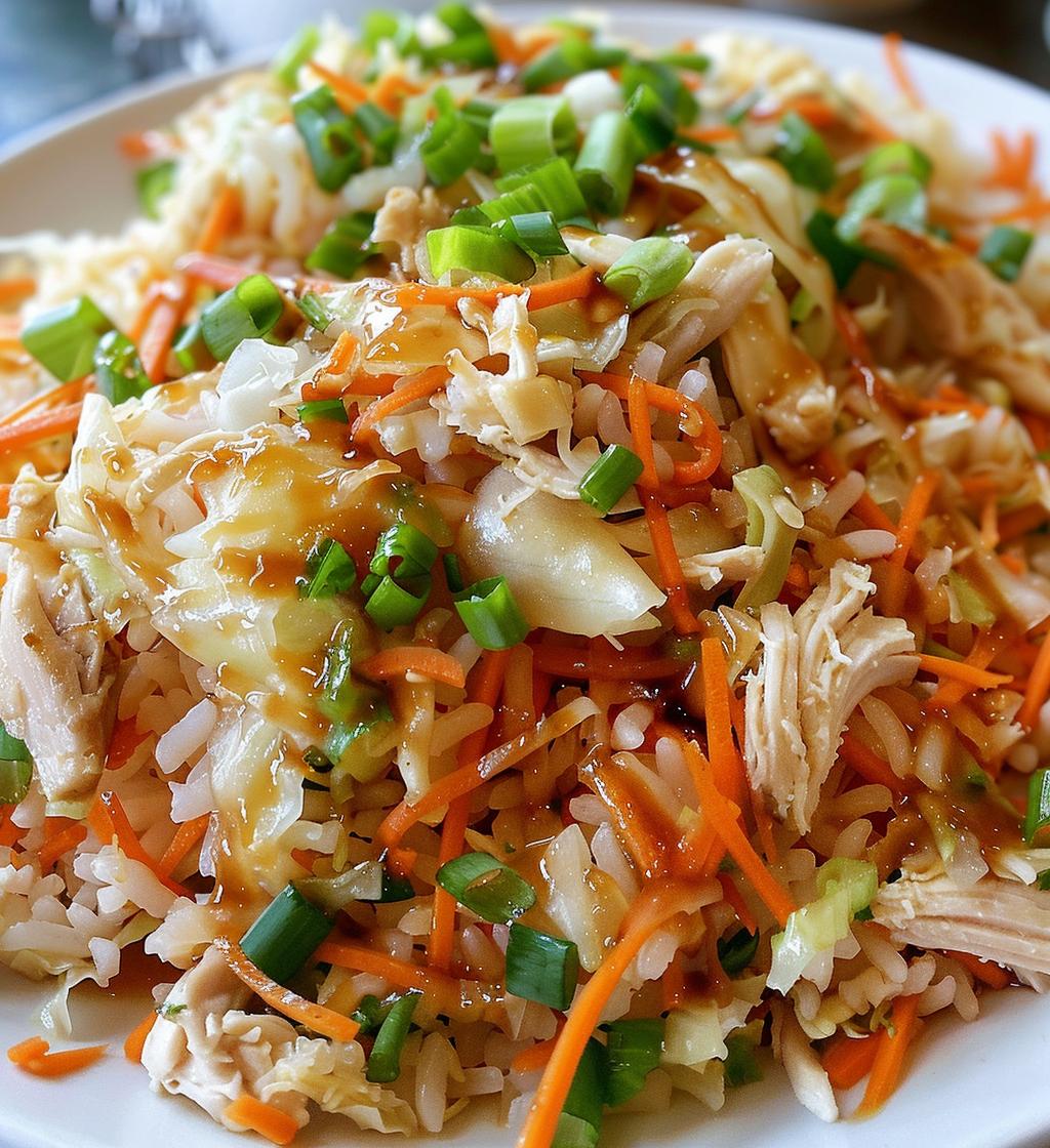 Egg Roll Chicken Bowl