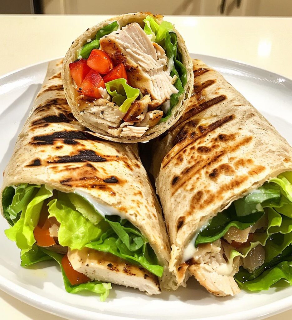 Garlic Chicken Wrap