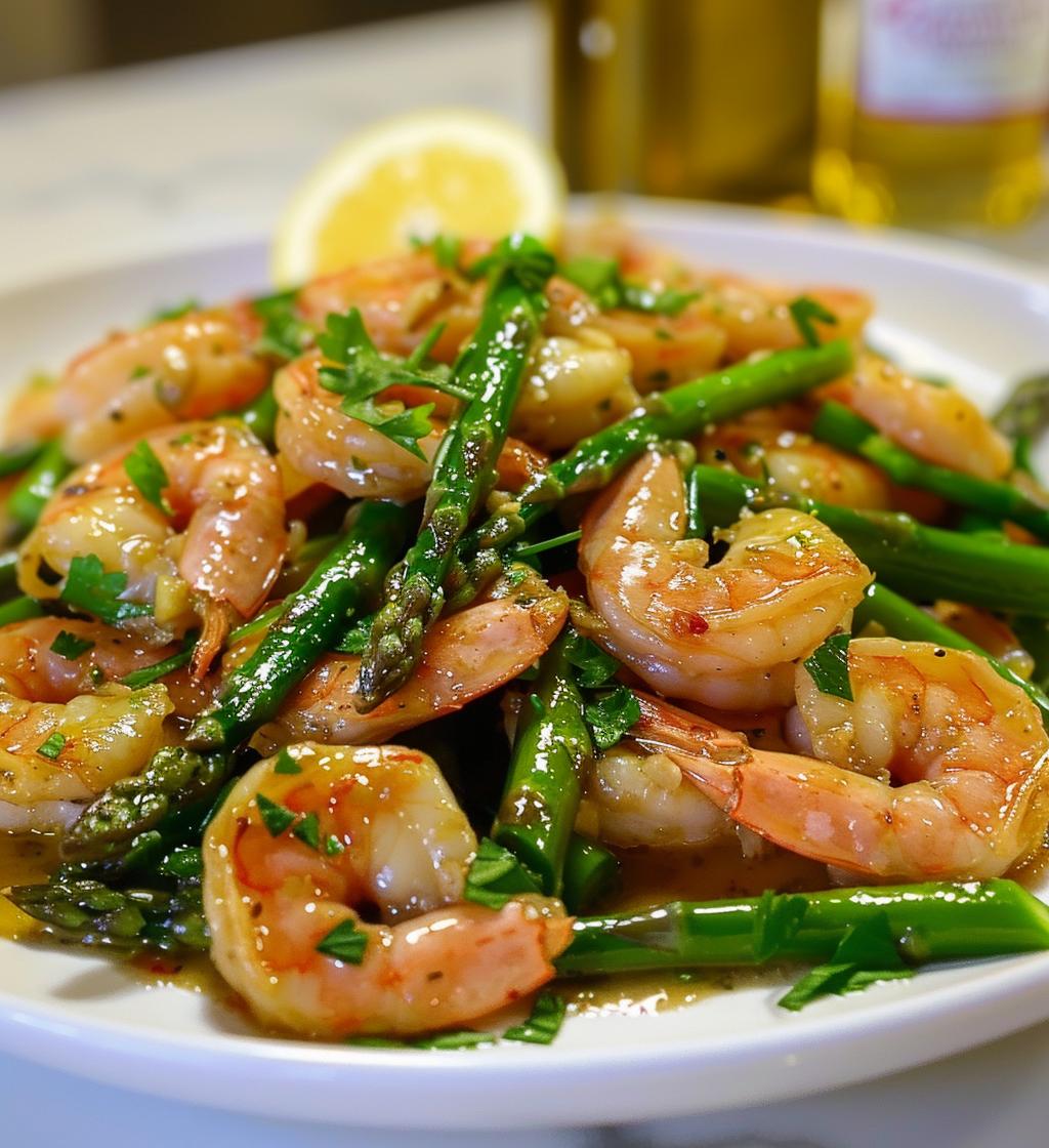 Garlic Shrimp Asparagus