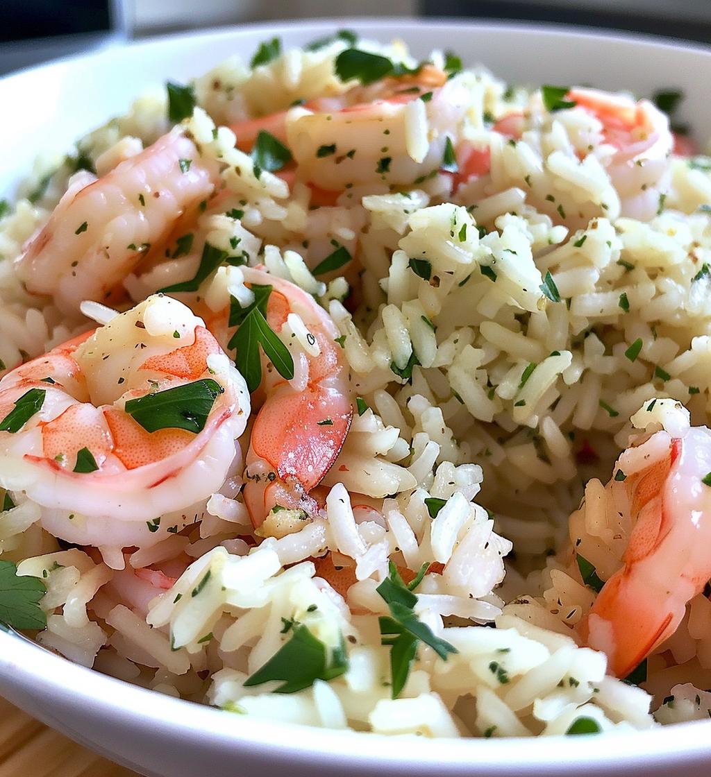 Garlic Shrimp Rice