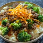 Ground Beef Hot Honey Bowl