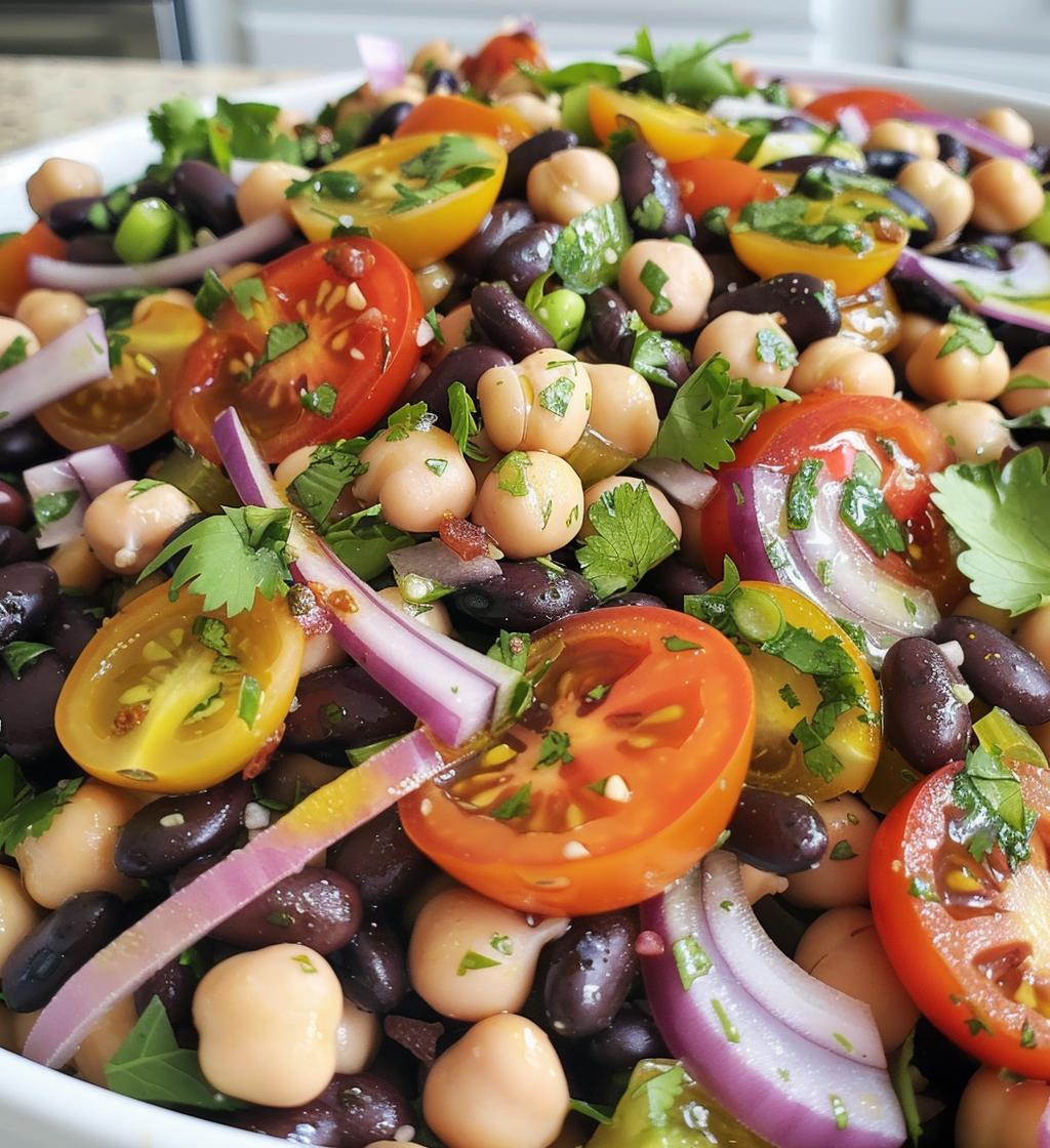High Protein Bean Salad