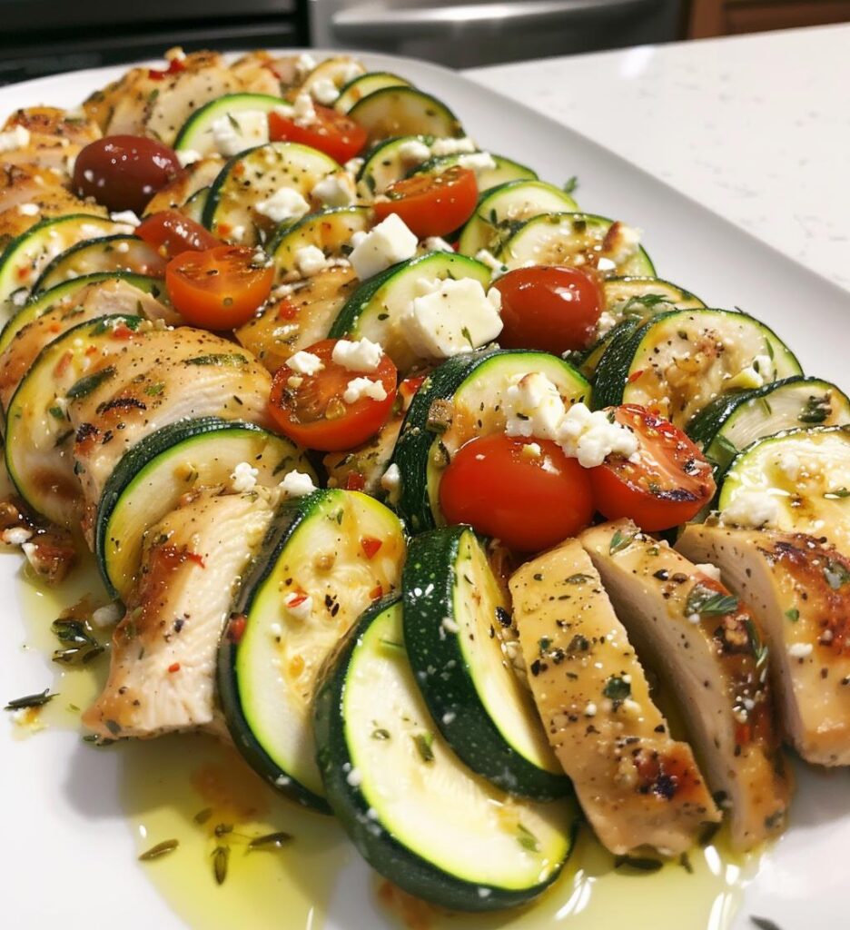 Mediterranean Chicken Zucchini