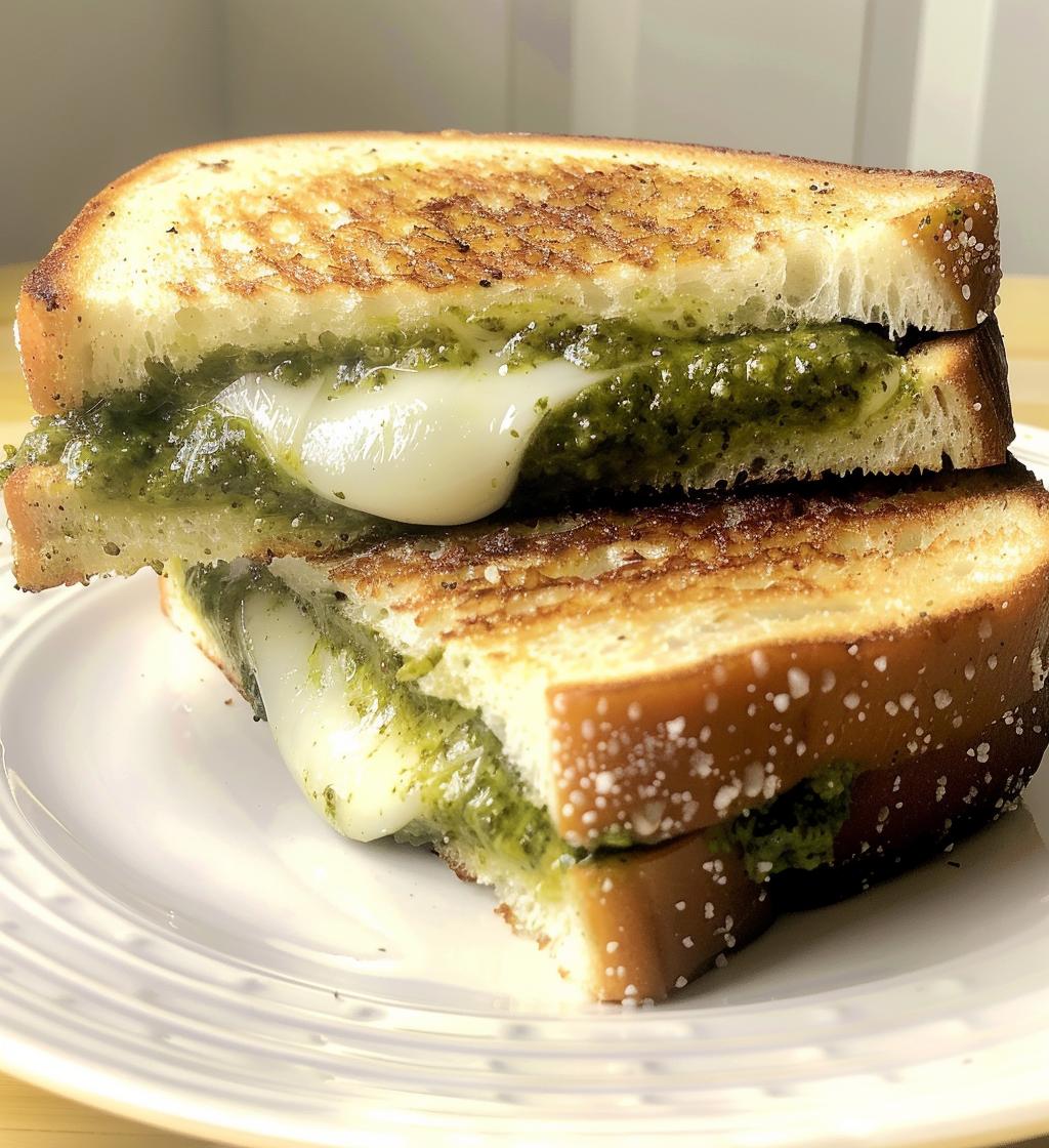 Pesto Grilled Cheese