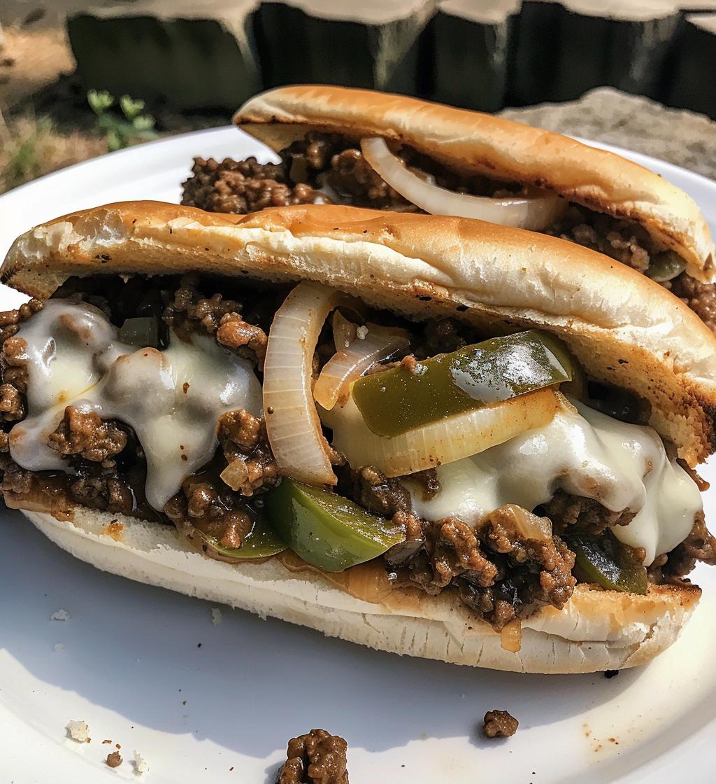 Philly Cheesesteak Sloppy Joes
