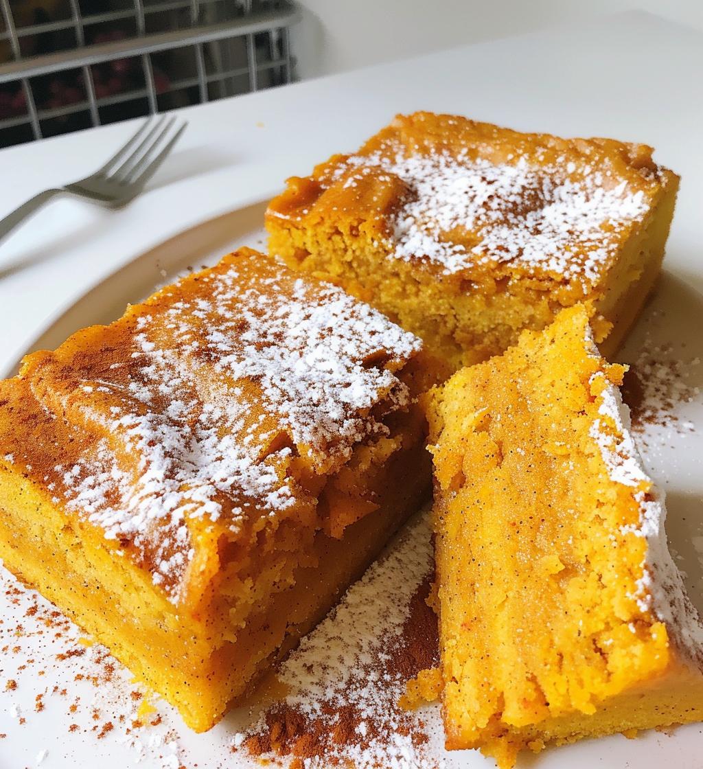Pumpkin Bars