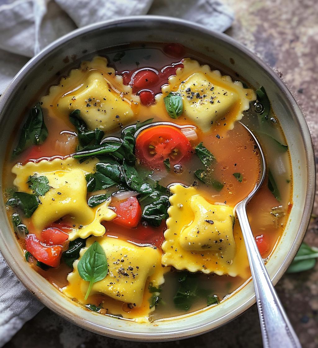 Ravioli Soup