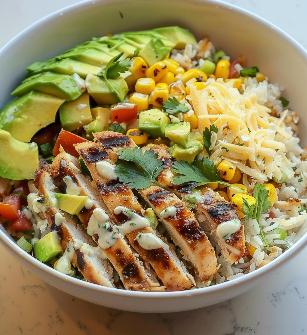 Street Corn Chicken Bowl