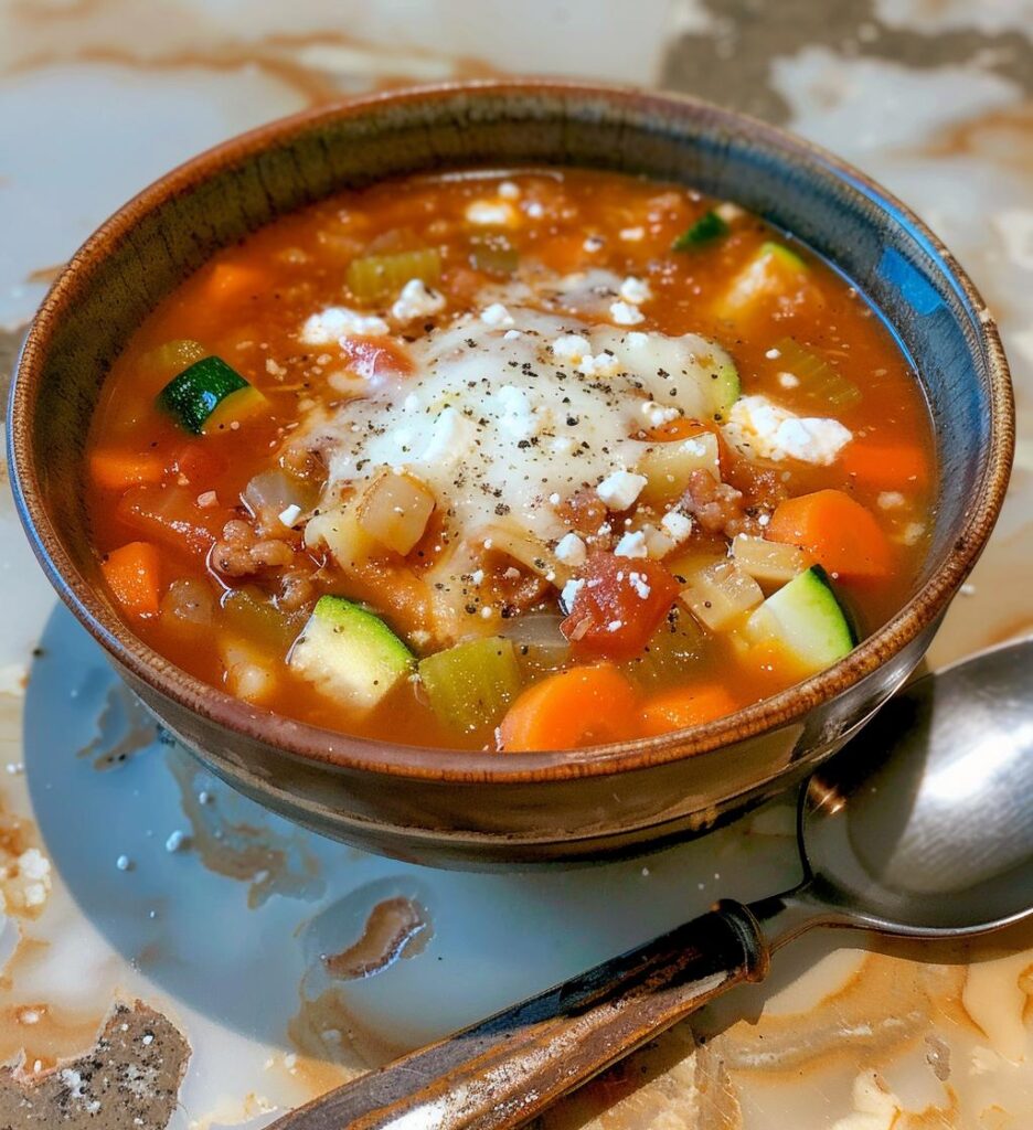 Vegetarian Lasagna Soup