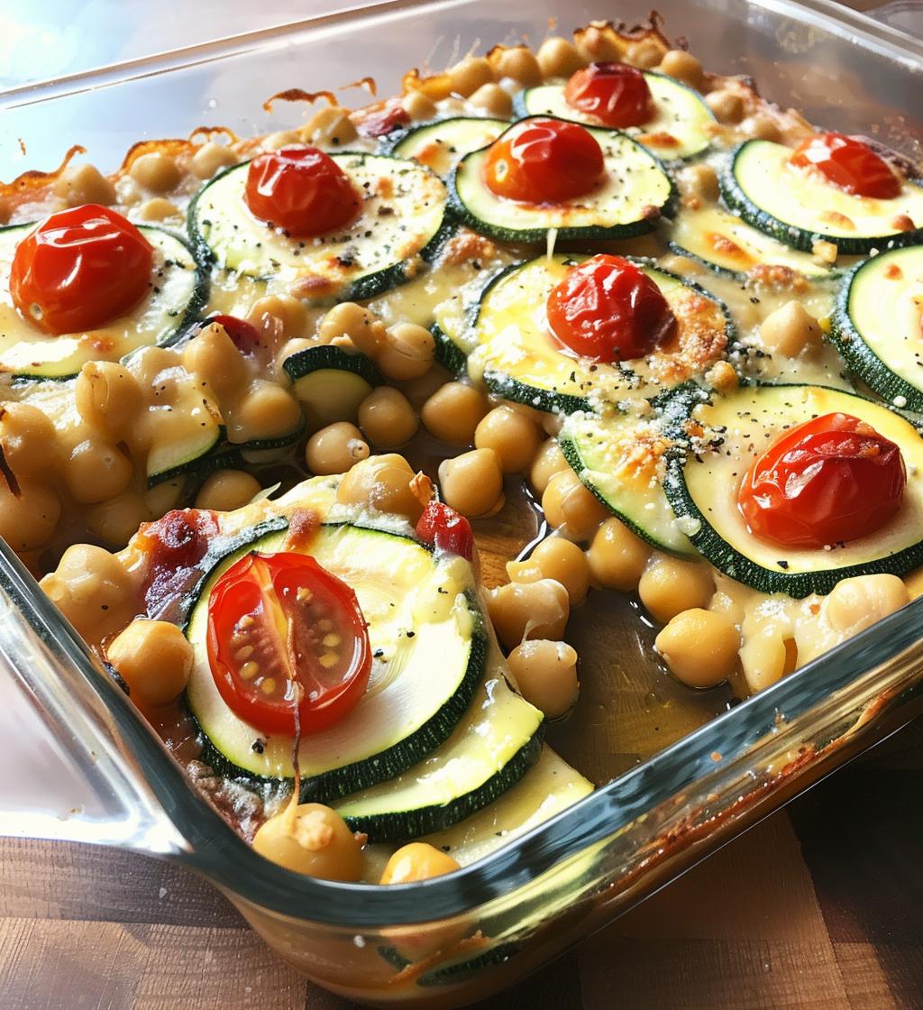 Zucchini Chickpea Bake