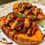 BBQ Chicken Sweet Potatoes