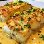 Baked Cod Coconut Lemon Cream