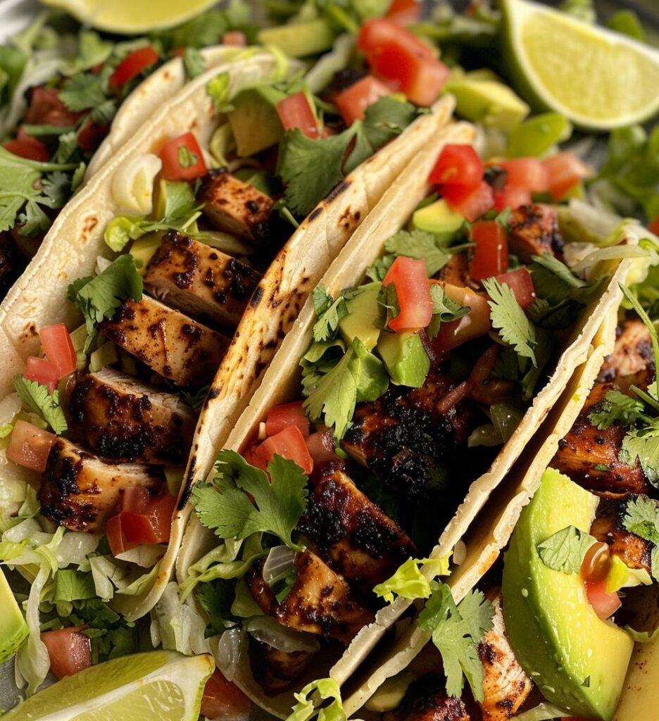 Blackened Chicken Tacos