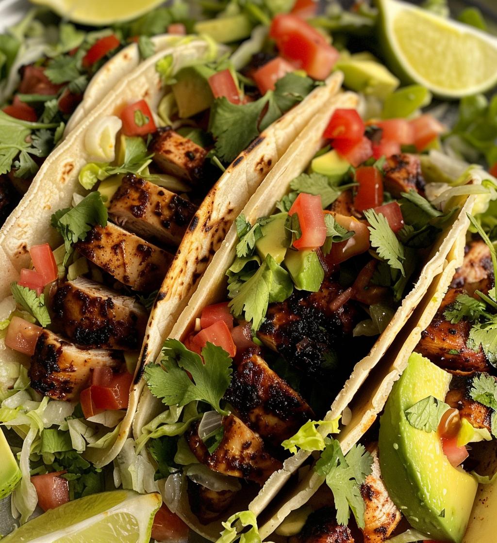 Blackened Chicken Tacos