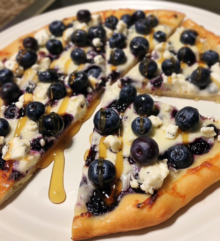 Blueberry Goat Cheese Flatbread