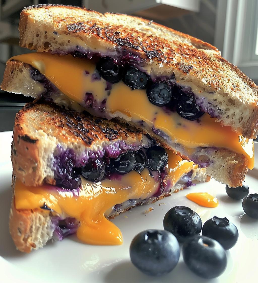 Blueberry Grilled Cheese
