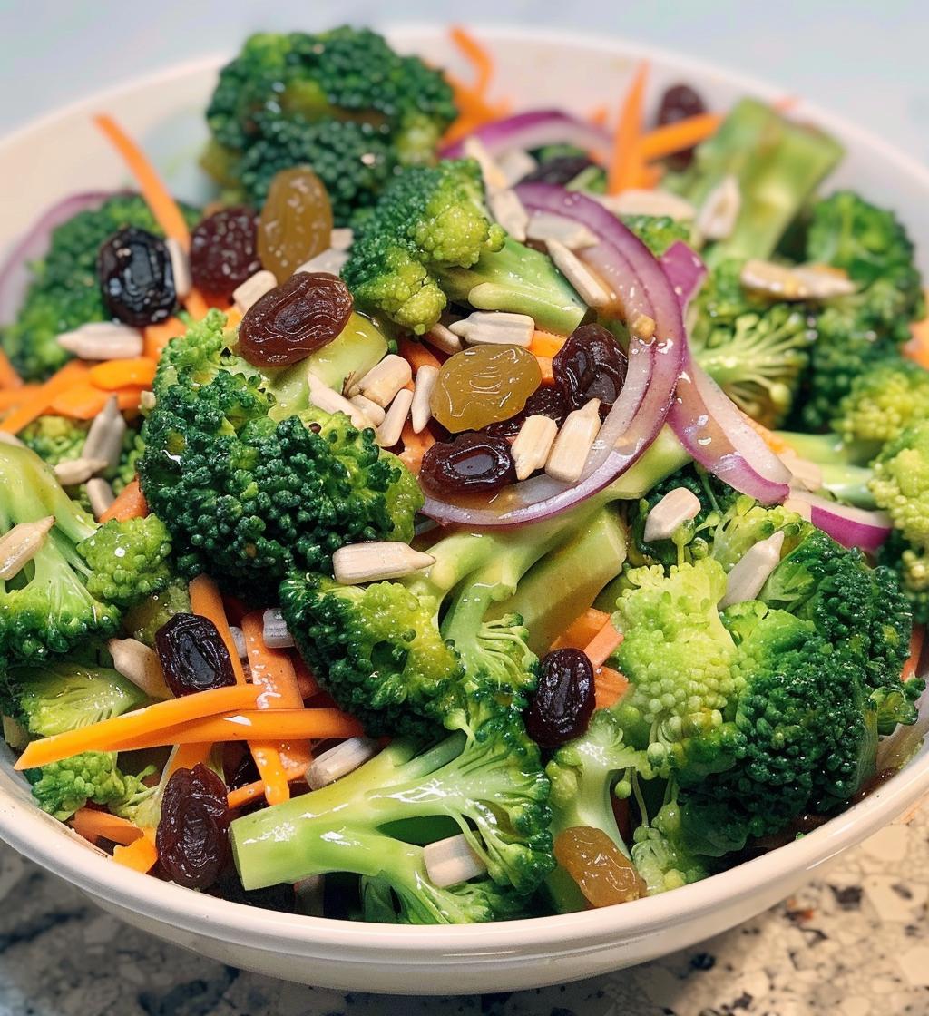 Broccoli Honey Dijon Salad
