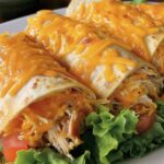 Cheesy Garlic Chicken Wraps
